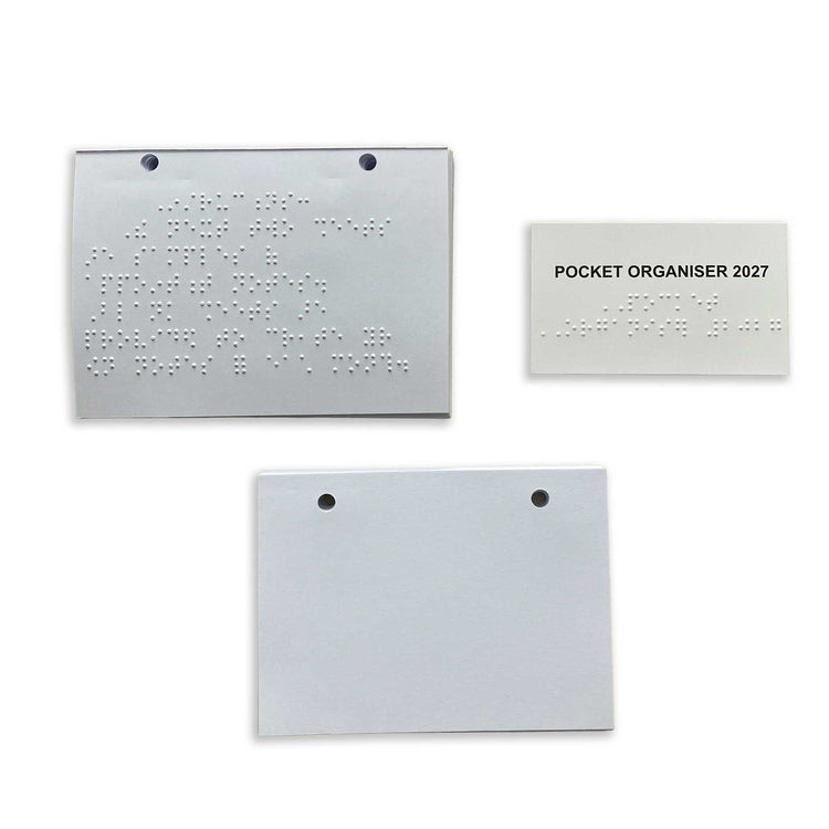 RNIB Braille Pocket Organiser Refill 2027