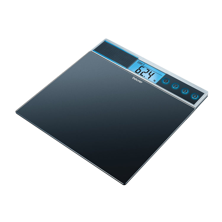 Beurer GS39 glass talking bathroom scale