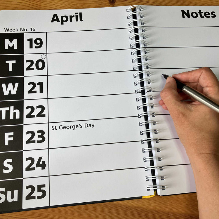 Alternative view of RNIB Big Print A4 Diary 2027