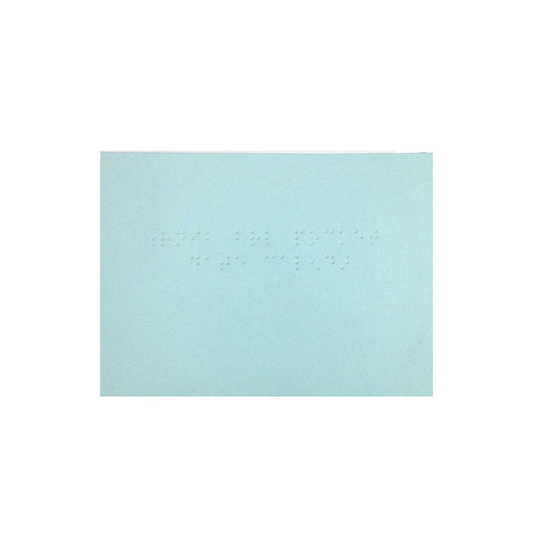 2026 Braille pocket date calendar