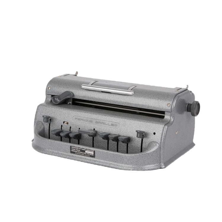 Unimanual Perkins brailler