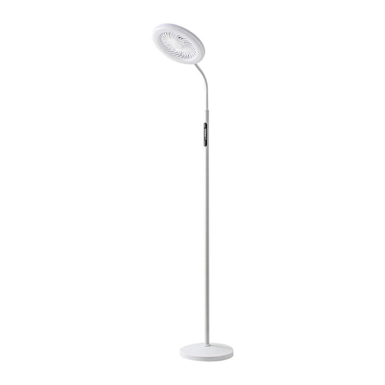 LED floor light with fan
