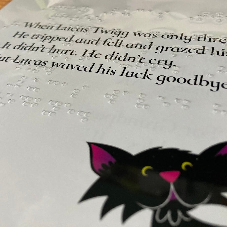 Alternative view of Lucas Twigg's truly terrible luck (contracted UEB)