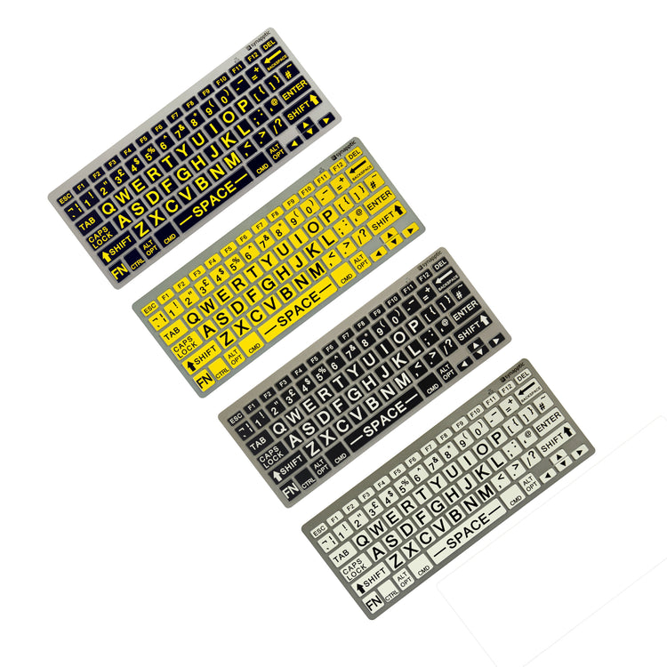 Alternative view of Large print keyboard with detachable light