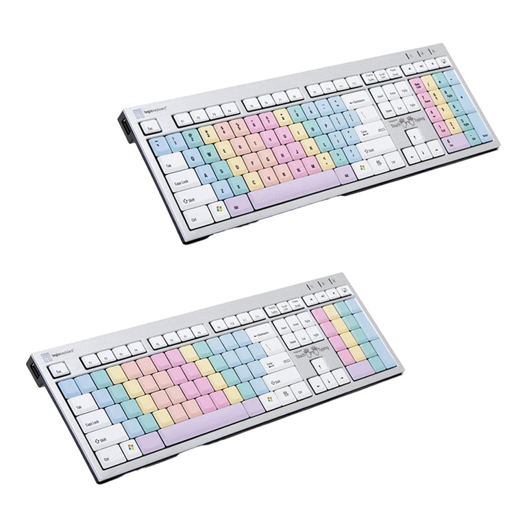 Touch typing Logickeyboard for PC