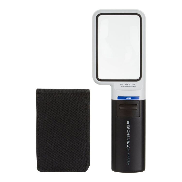 Eschenbach mobilux LED hand magnifier 4×
