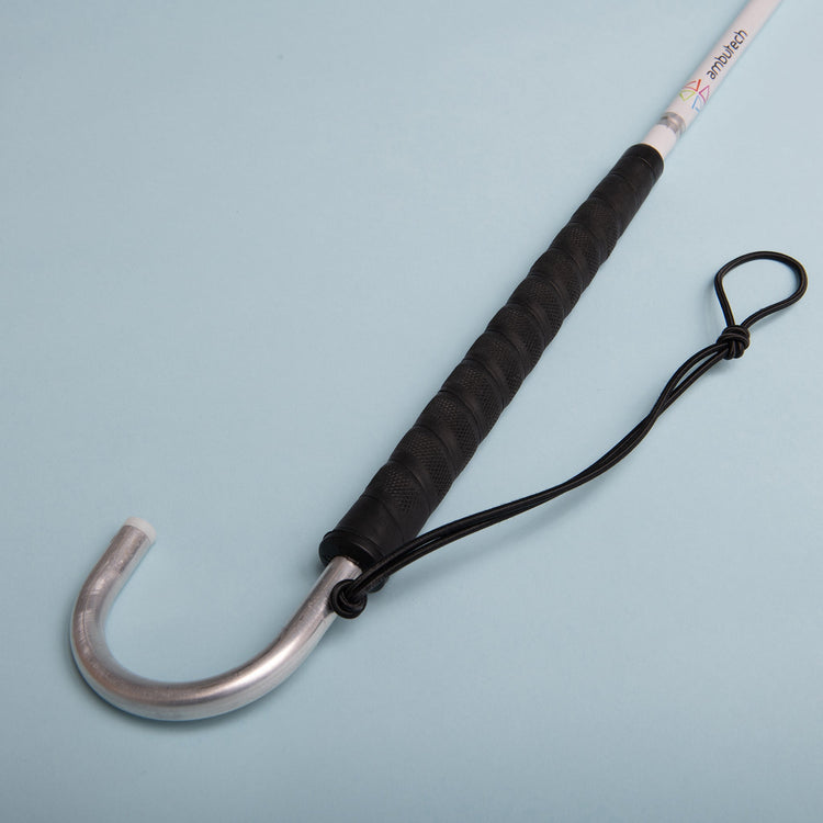 Alternative view of Ambutech aluminium crook handle folding long cane