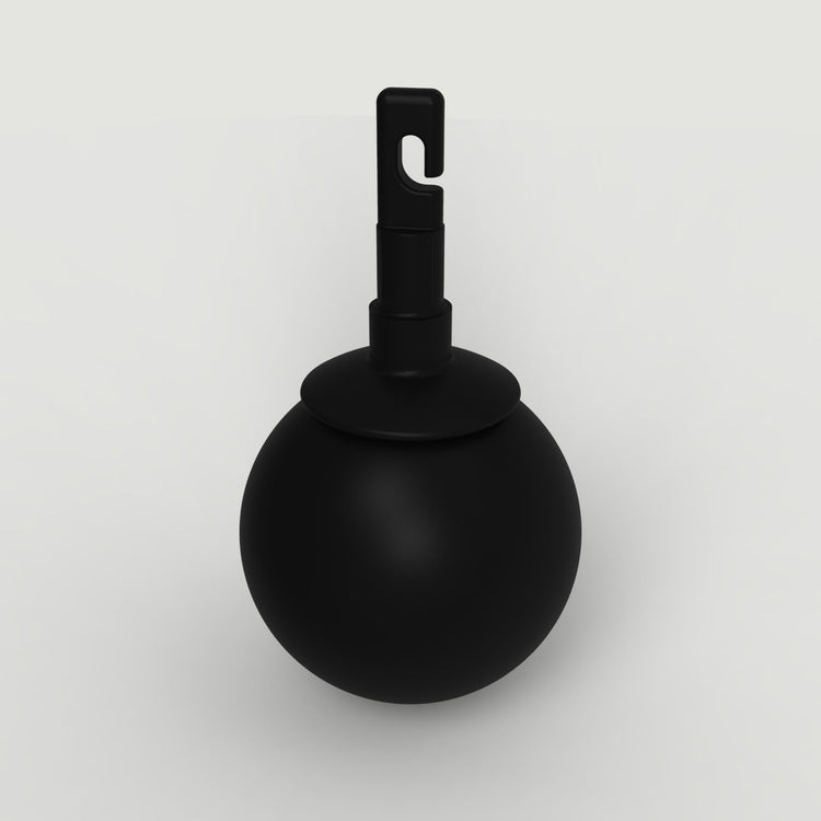 Alternative view of Ambutech rolling ball coloured tip - hook style