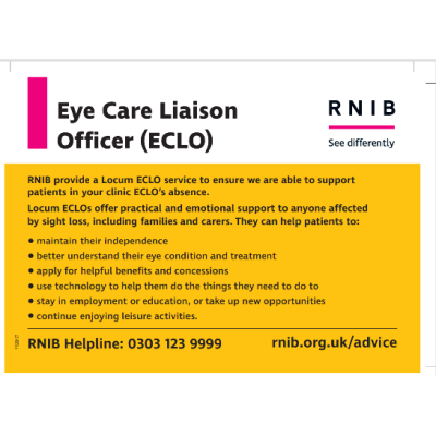 Alternative view of Locum ECLO A5 business card