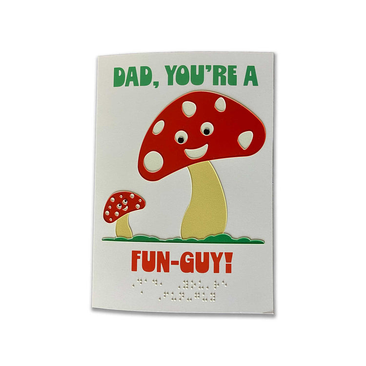 Inclusive you're a fun-guy! Father's day charity card