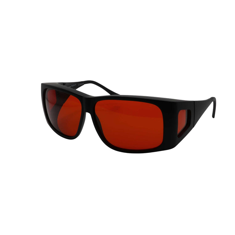 Alternative view of RNIB Large FitOver Eyeshield Glasses – Black Frame, Amber Tint