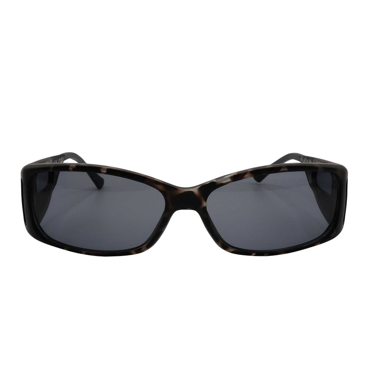 RNIB Medium Eyeshield Glasses – Grey Tortoiseshell Frame, Grey Tint