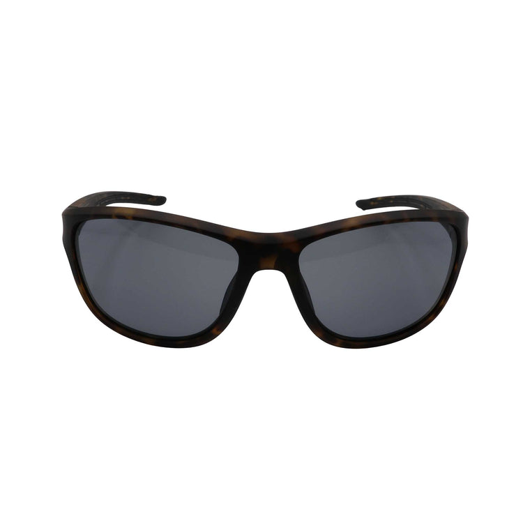 RNIB Wraparound Eyeshield Glasses – Brown Tortoiseshell Frame, Grey Tint