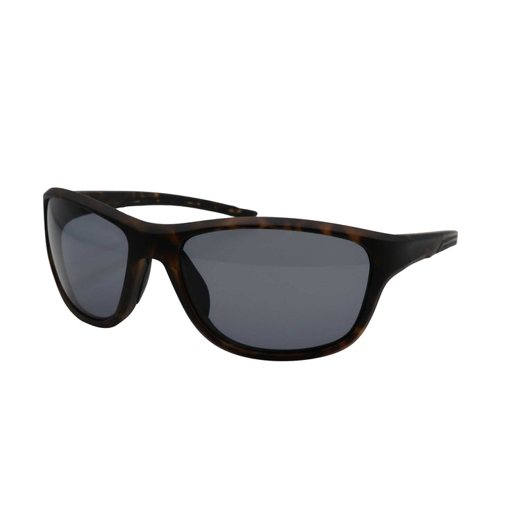 Alternative view of RNIB Wraparound Eyeshield Glasses – Brown Tortoiseshell Frame, Grey Tint