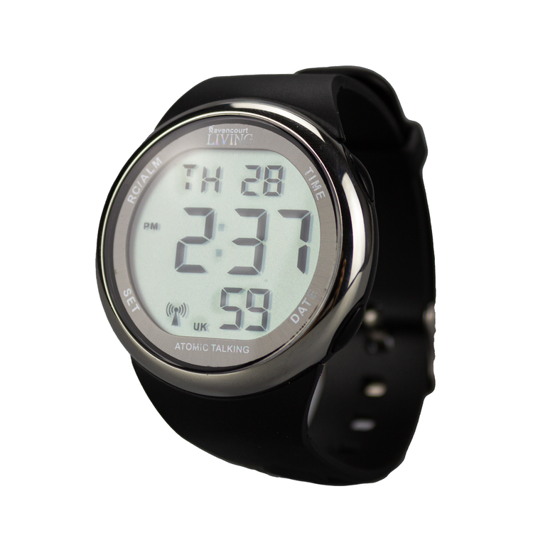 Alternative view of Radio-controlled talking digital watch