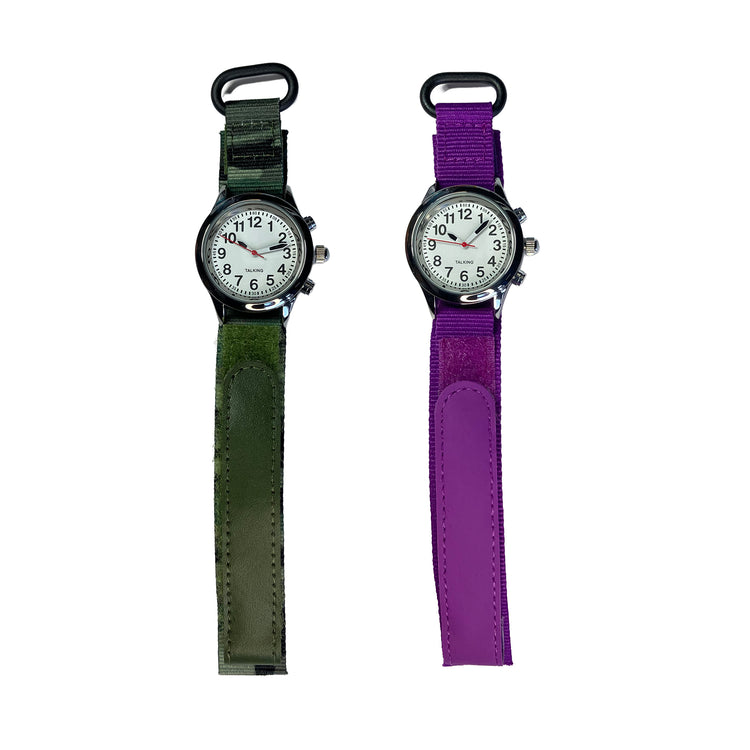 Canvas strap talking children's watch