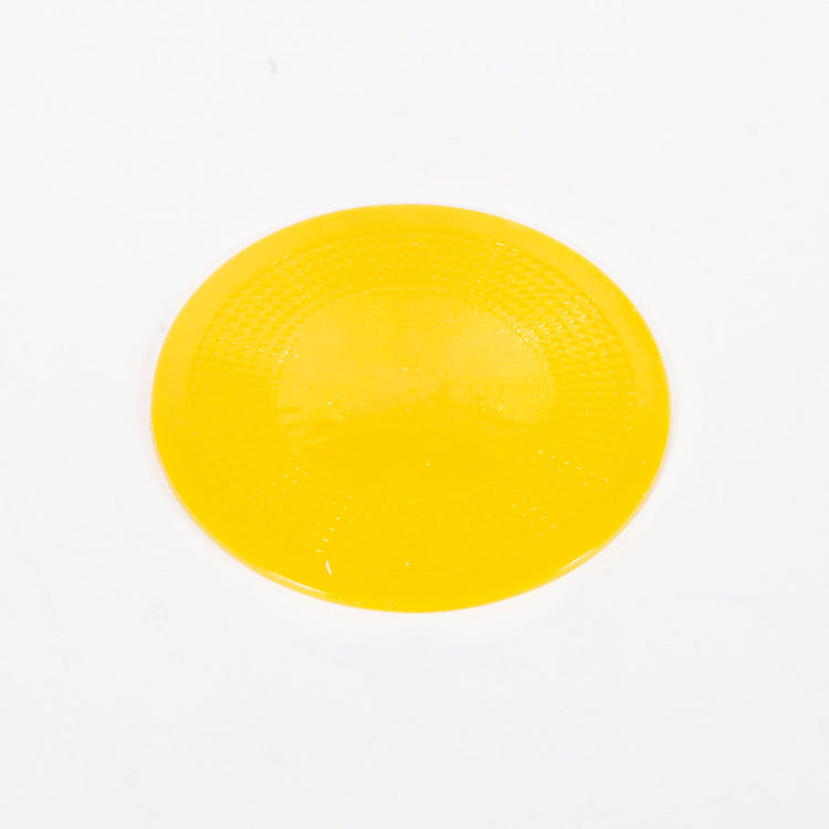 Dycem non-slip round mat, yellow