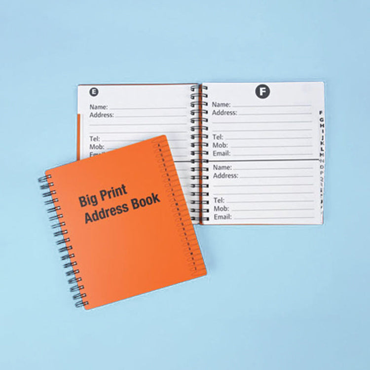 Big Print address book