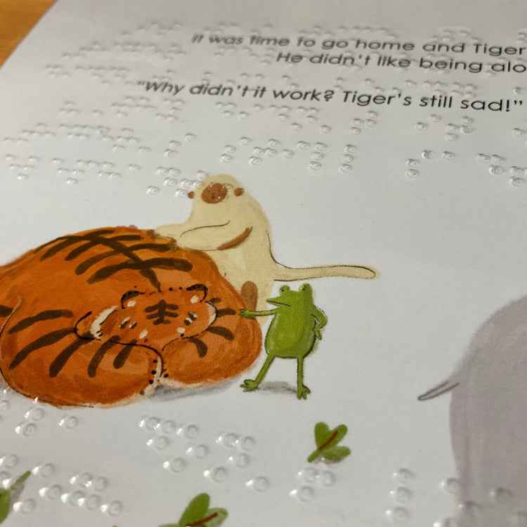 Alternative view of The lonely tiger (contracted UEB)