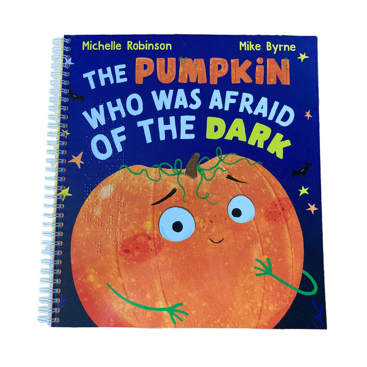 The Pumpkin Who was Afraid of the Dark (contracted UEB)