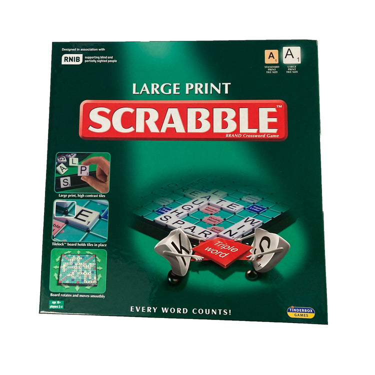 Alternative view of Large print Scrabble