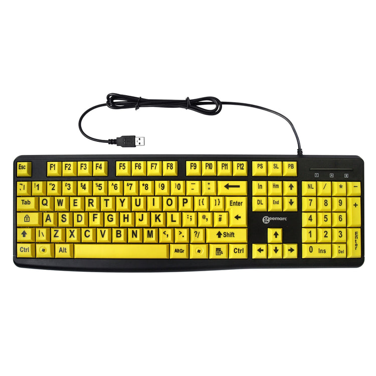 Alternative view of Geemarc Big Letter keyboard