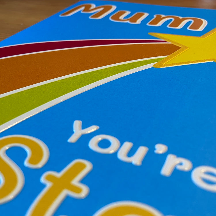 Alternative view of Inclusive you're a star mother's day charity card