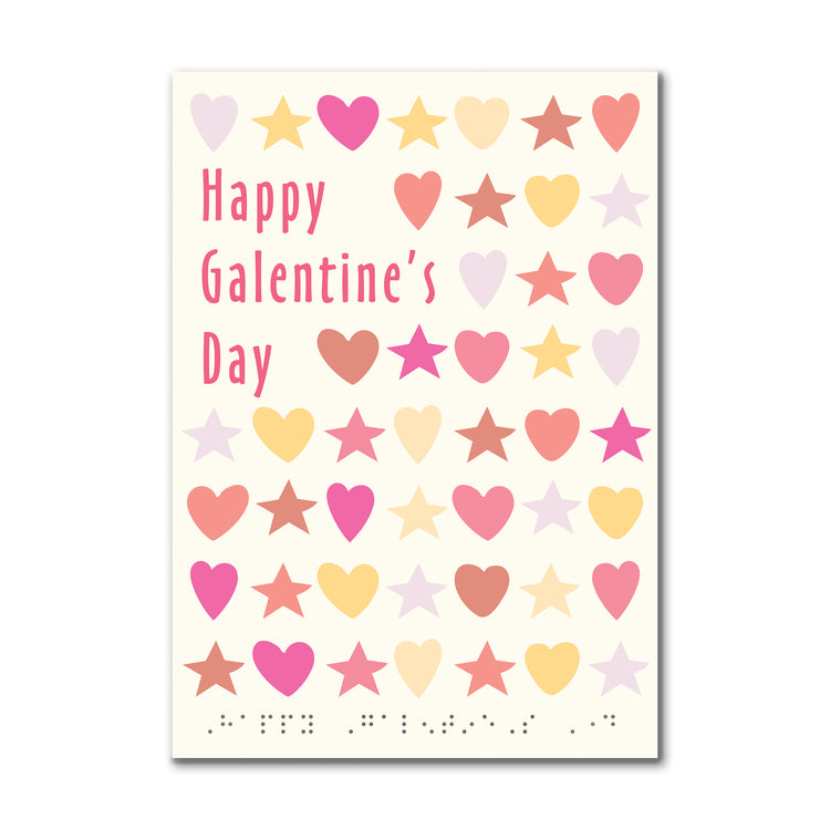 Inclusive Happy Galentine's Day charity card