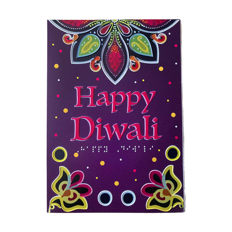 Inclusive Happy Diwali greetings charity card